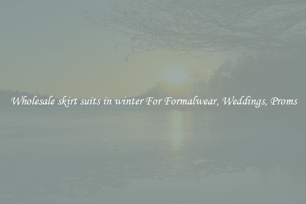 Wholesale skirt suits in winter For Formalwear, Weddings, Proms