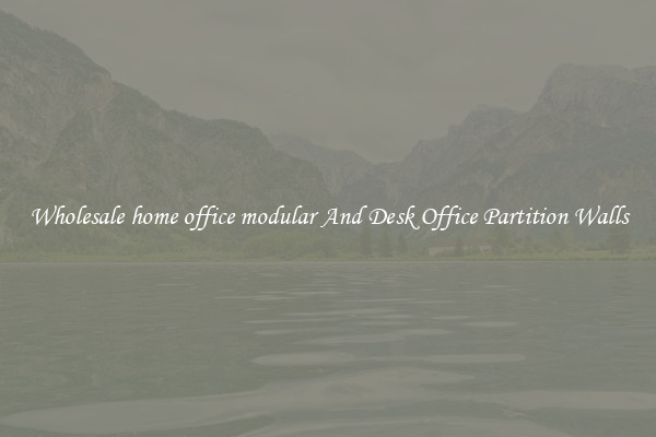 Wholesale home office modular And Desk Office Partition Walls