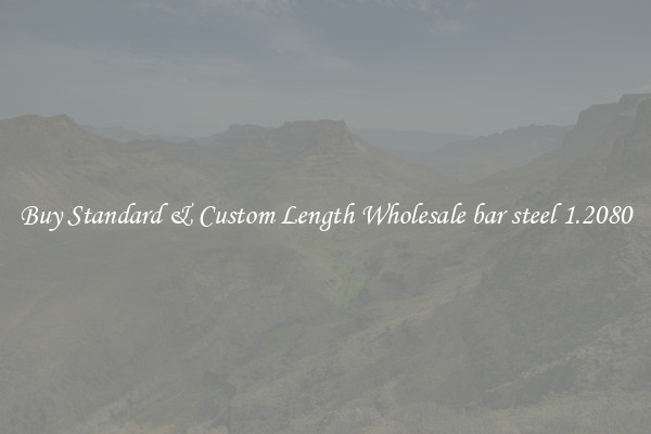 Buy Standard & Custom Length Wholesale bar steel 1.2080