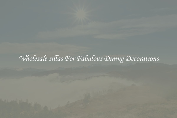 Wholesale sillas For Fabulous Dining Decorations