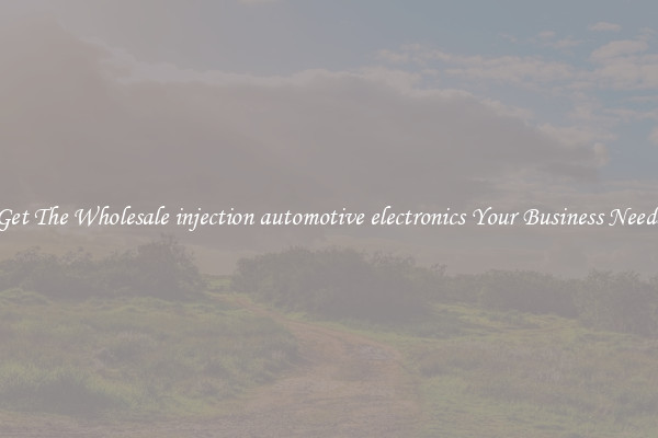 Get The Wholesale injection automotive electronics Your Business Needs