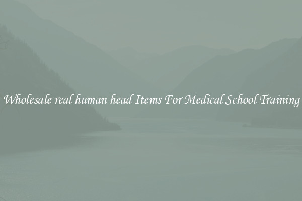 Wholesale real human head Items For Medical School Training
